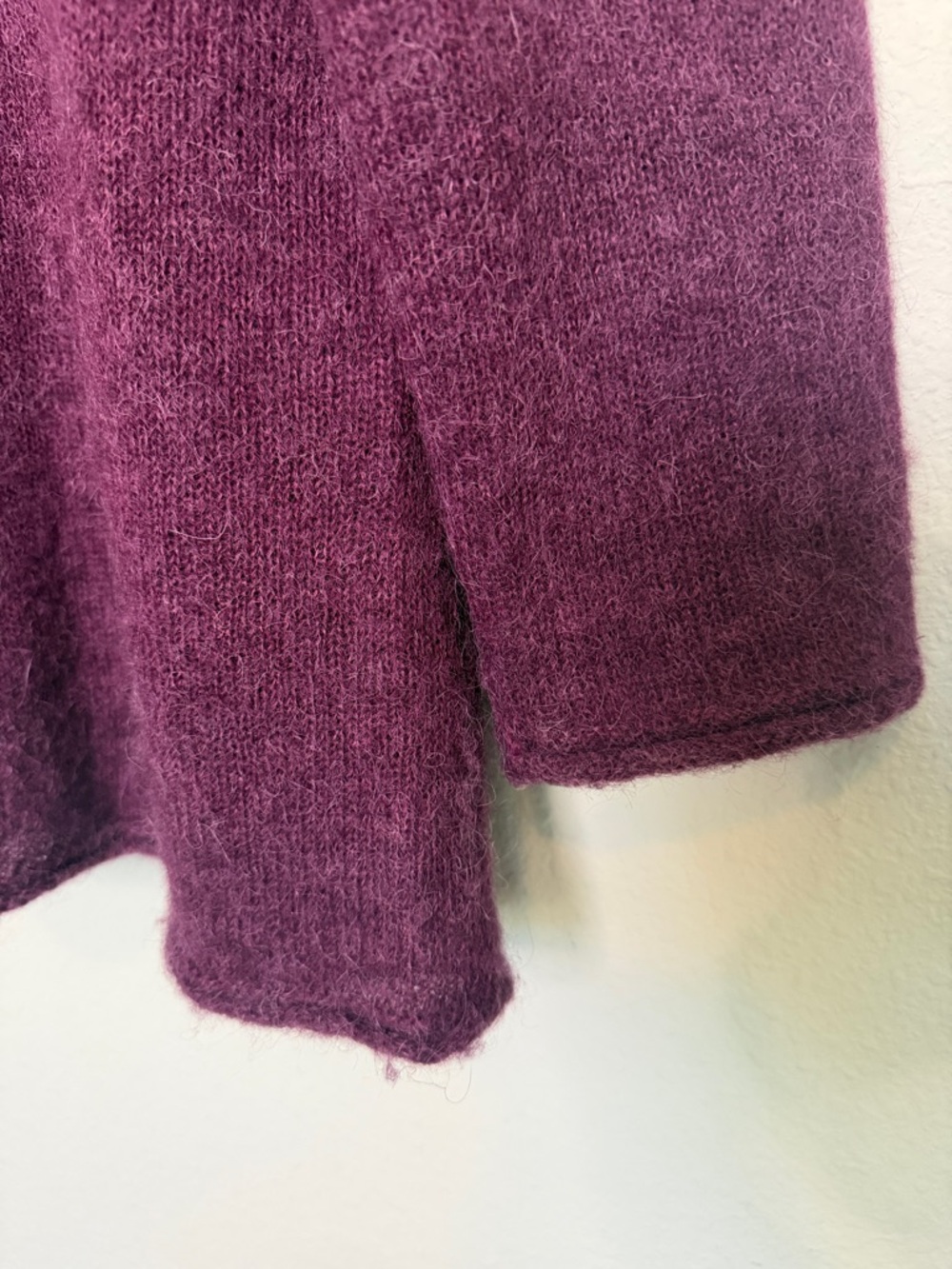 Gudrun Sjoden Sweater alpaca wool Rolled hem sweater - Picture 2 of 7